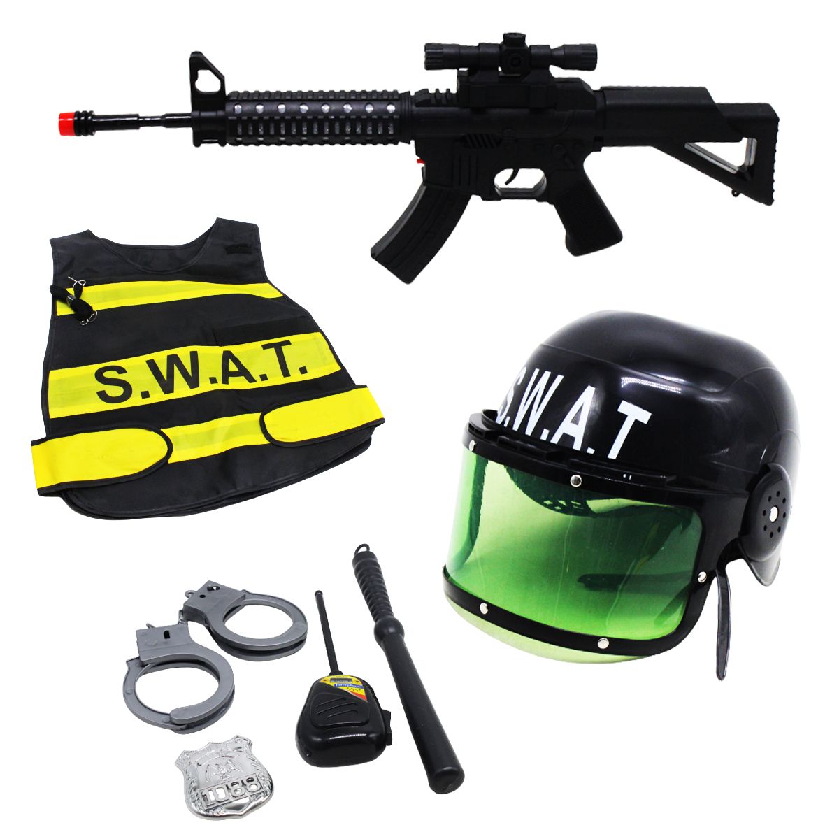 Полицейский набор в сумке "SWAT" (7 элем)