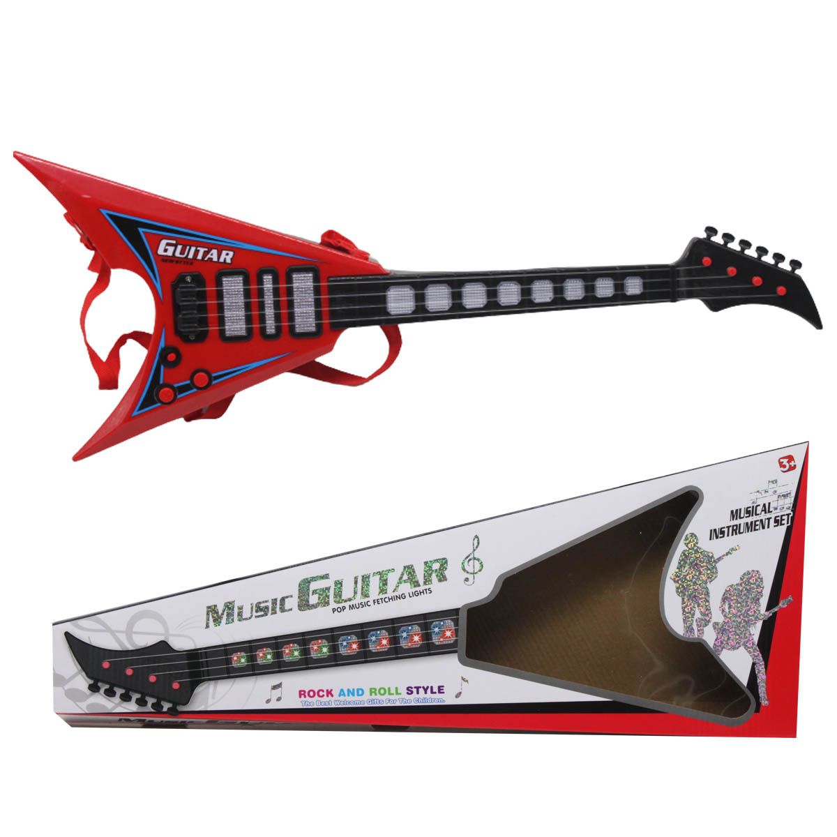 Іграшка музична "Music Guitar", червона