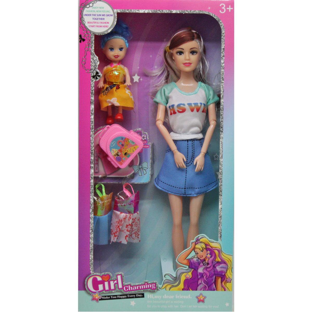 Лялька з дитиною "Girl Charming" (вид 5)