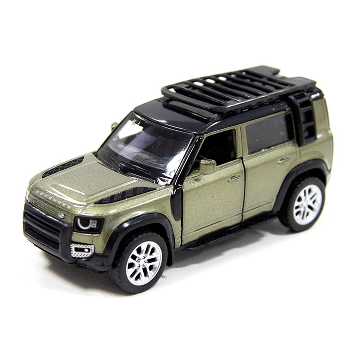 Металлическая машинка "Land Rover Defender 110" (зеленый)  фото 1