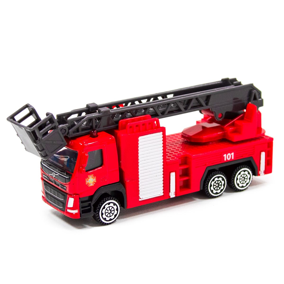 Металева машинка "Volvo Пожежна машина" (з краном)