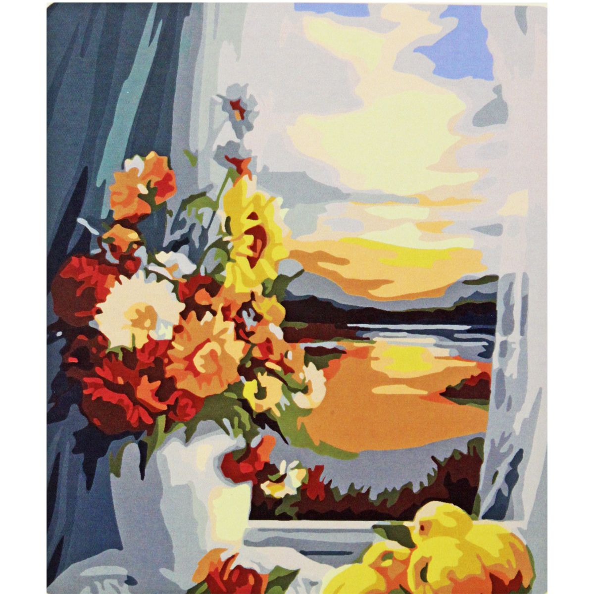 Картина по номерам "Закат солнца" 40х50 см