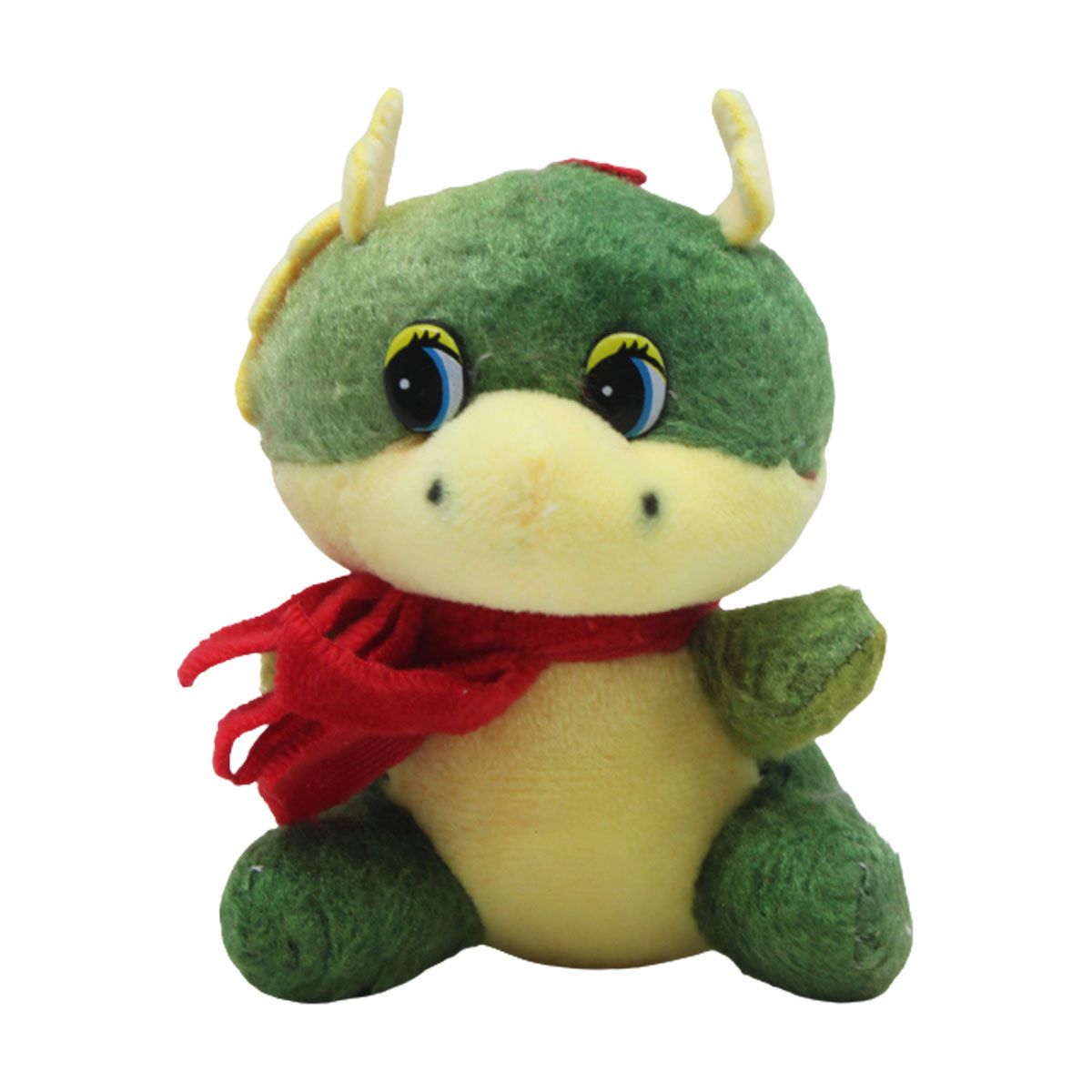 Мʼяка іграшка "Дракон з мішечком", зелений (9 см)