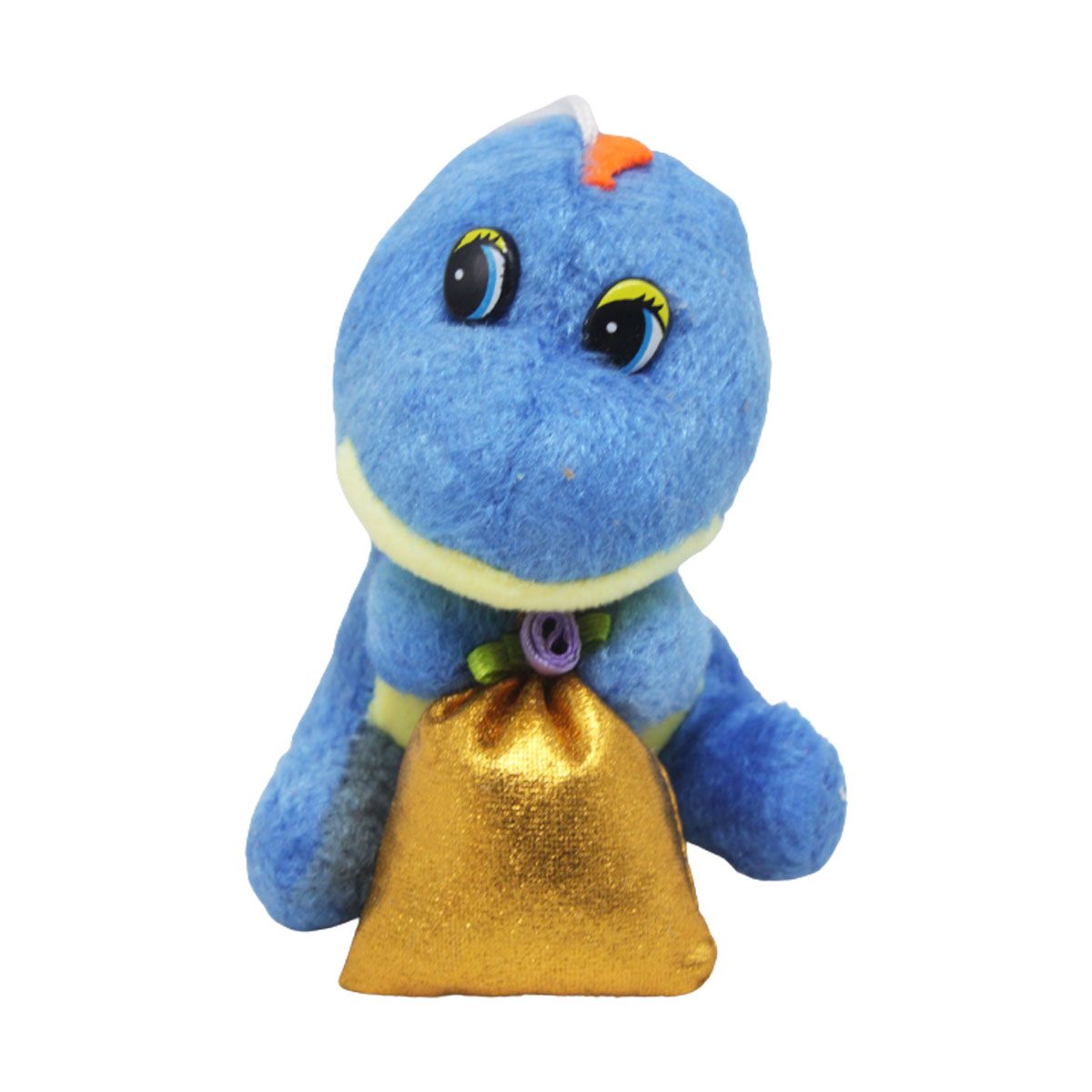 Мʼяка іграшка "Дракон з мішечком", блакитний (9 см)