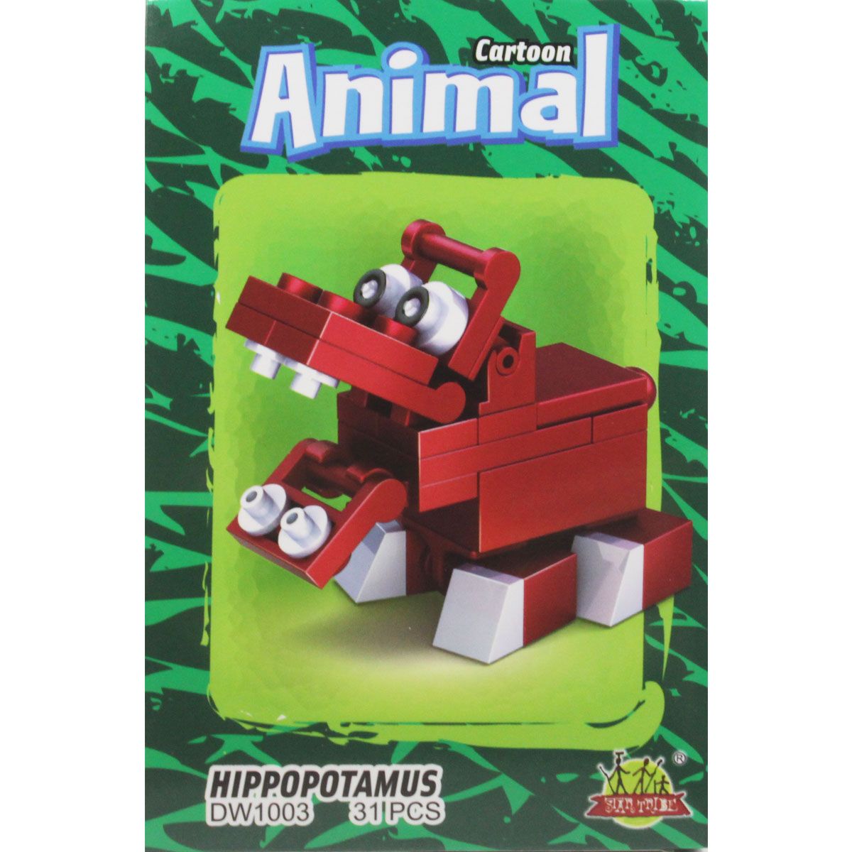 Конструктор "Cartoon Animal: Гіпопотам" (31 дет)