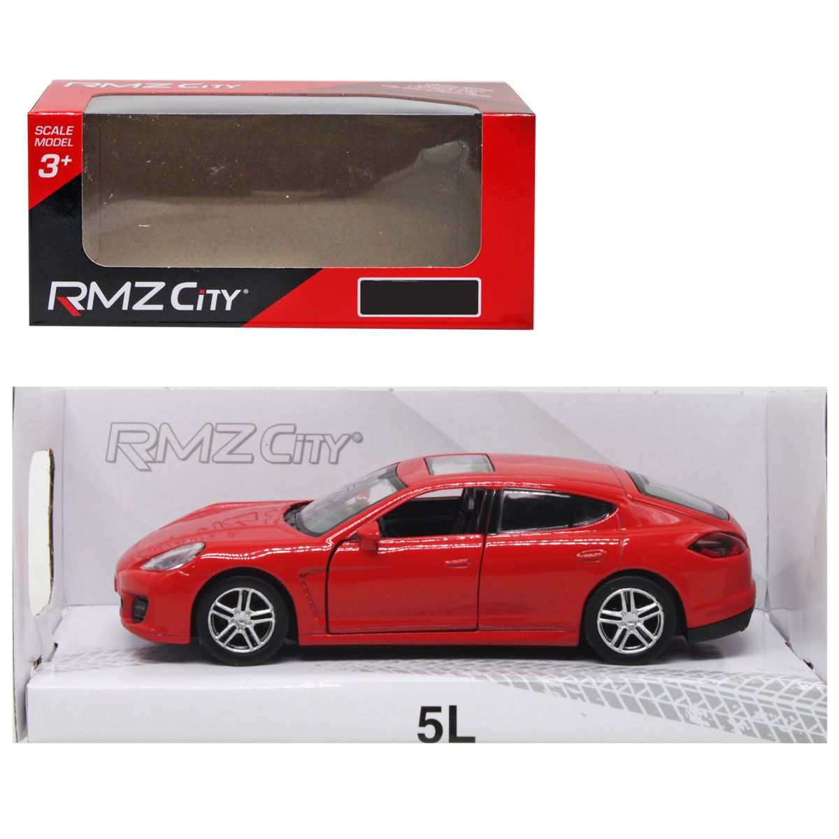 Машинка металева "Porsche Panamera", червоний  фото 1