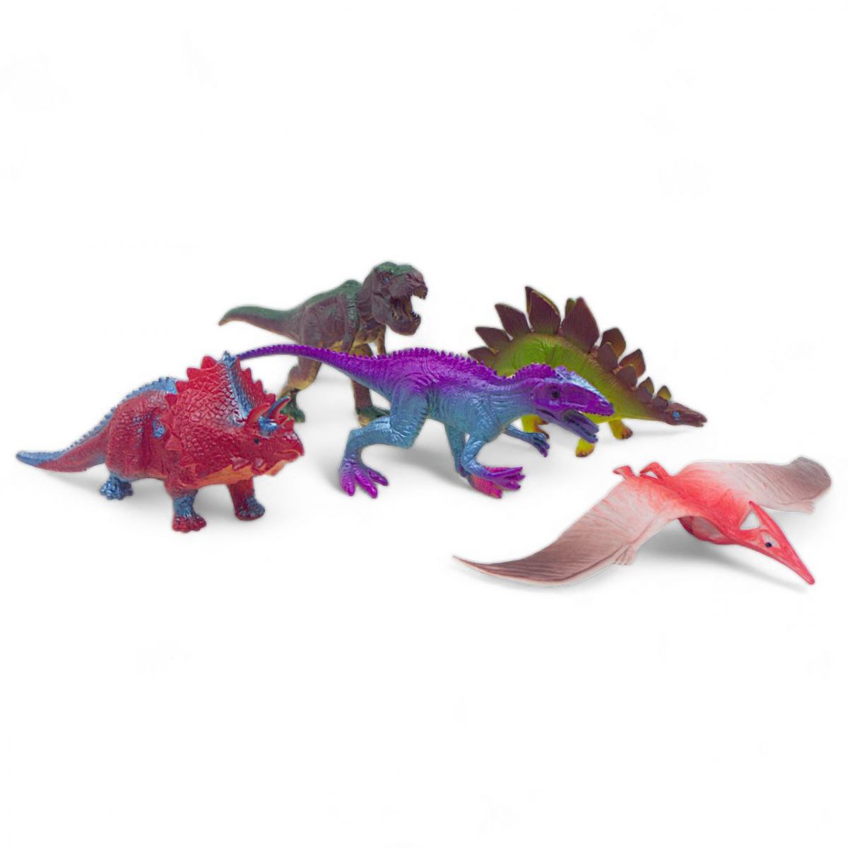 Набор резиновых фигурок "Динозавры", 5 фигурок