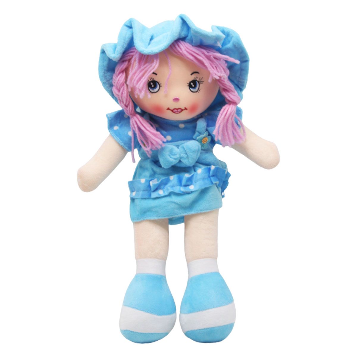 Мягкая кукла "Катя" в голубом (42 см)