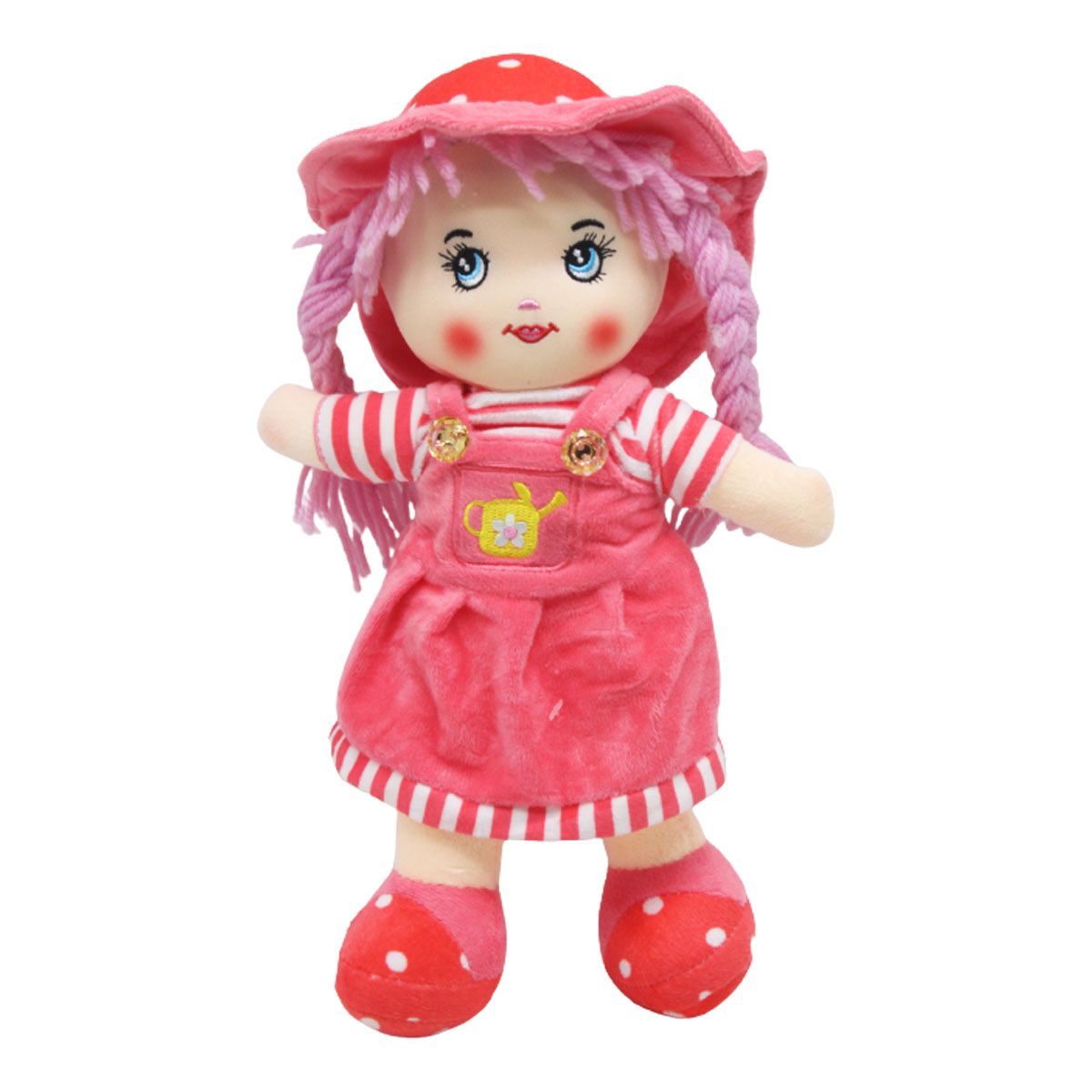 Мягкая кукла "Маринка" в персиковом (32 см)