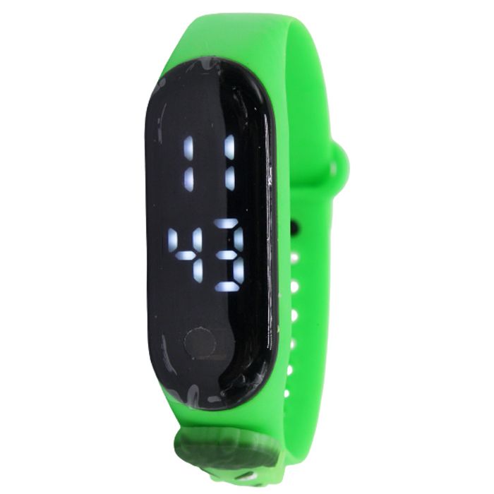 Сенсорний електронний годинник (зелений)