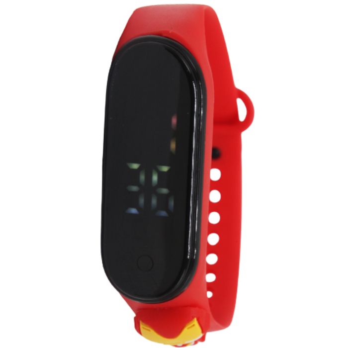Сенсорний електронний годинник (червоний)