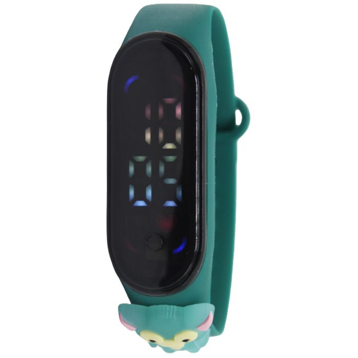 Сенсорний електронний годинник (зелений)