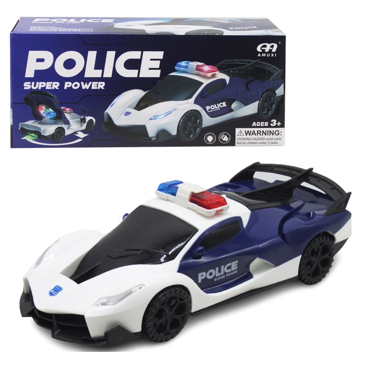 Машинка "Поліція" зі світловими ефектами