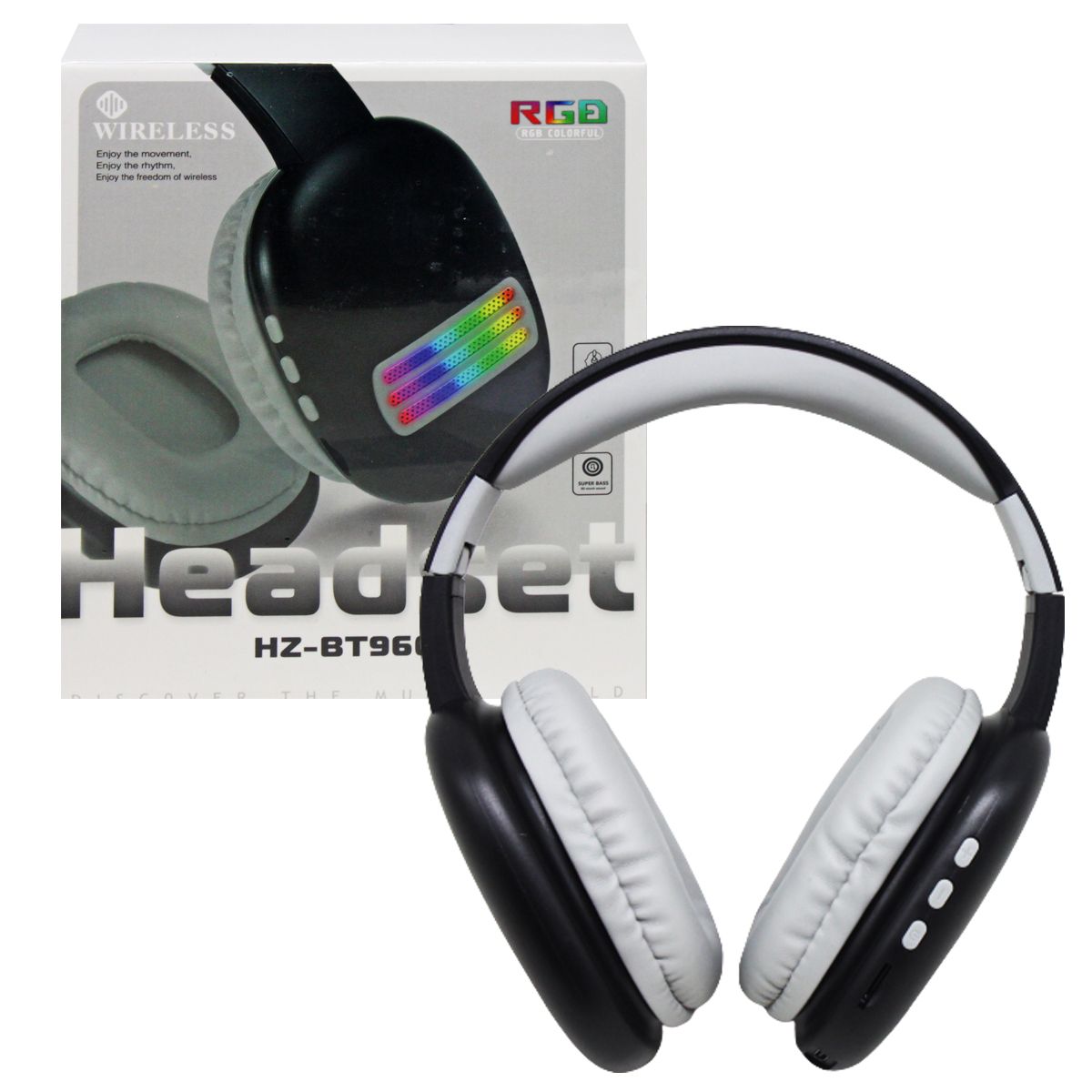 Бездротові навушники "RGB Colorful"