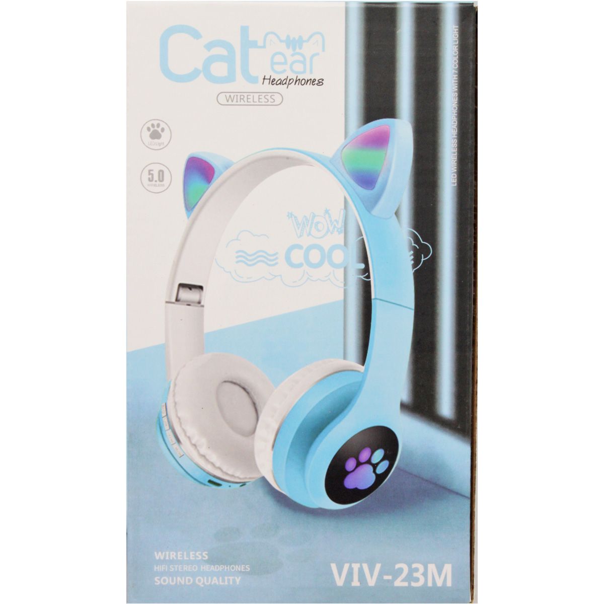 Бездротові навушники "Cat Ears" (блакитний)