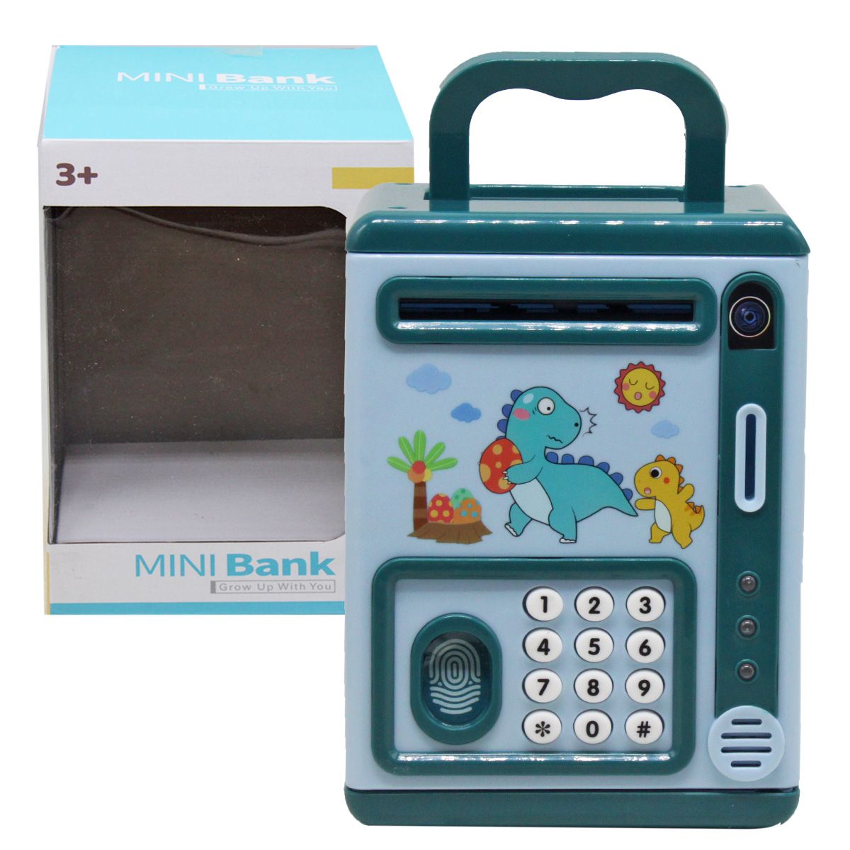 Сейф-скарбничка "Mini Bank: Динозаврики"