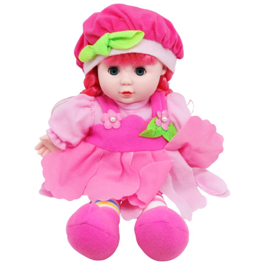 Мʼяка лялька "Lovely doll" (рожева)