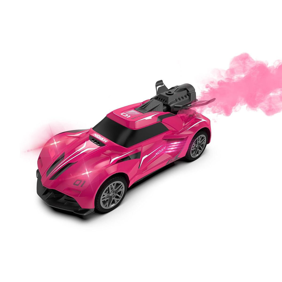 Автомобіль SPRAY CAR на р/в - SPORT (рожевий, 1:24, світло, вихлопна пара)