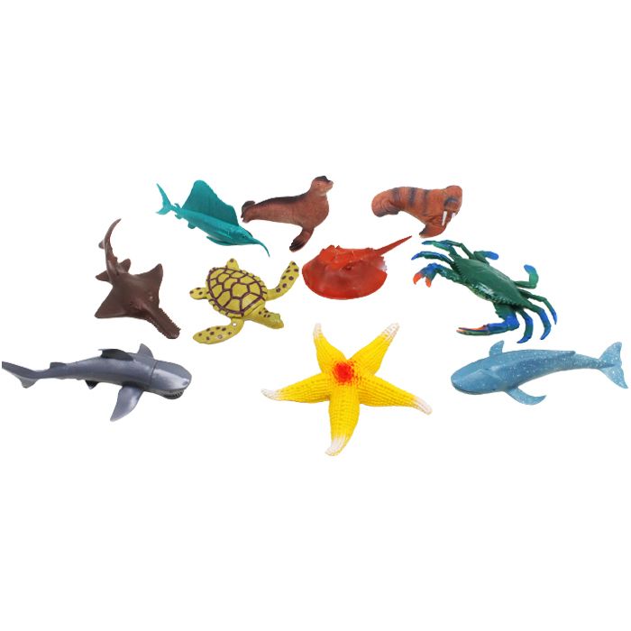 Набор животных "Подводный мир", 10 элементов