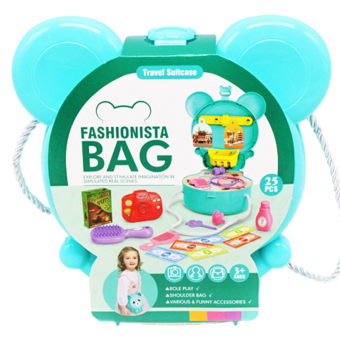 Игровой набор "Fashionista Bag" (бирюзовый)