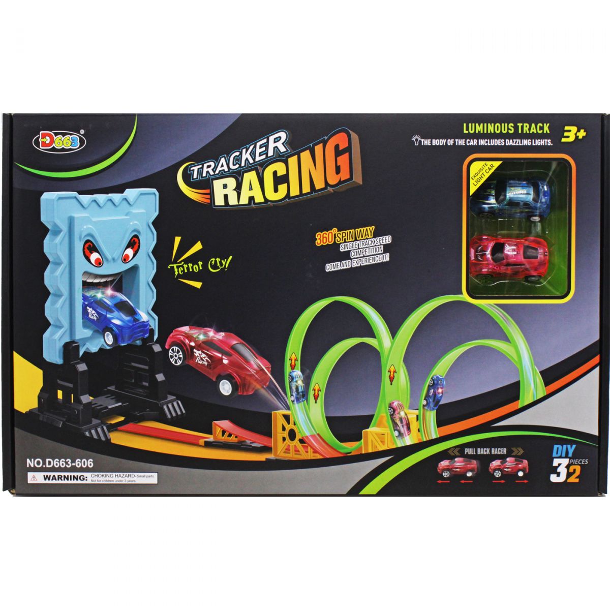 Ігровий набір з треком "Racing" +2 машинки