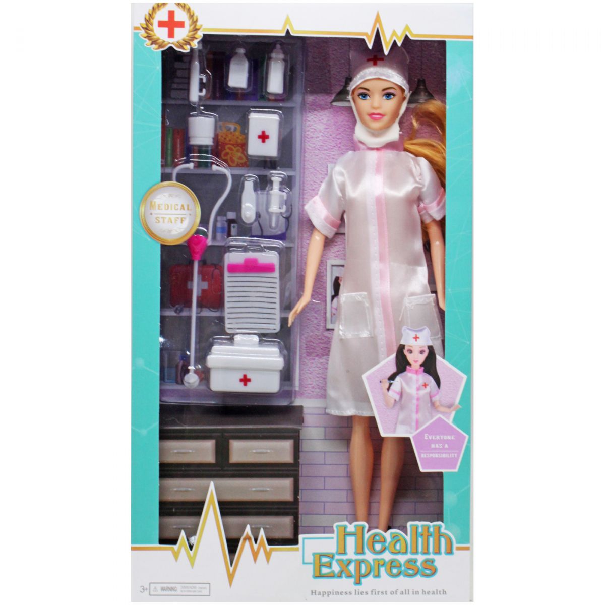 Кукольный набор "Медсестра на работе"