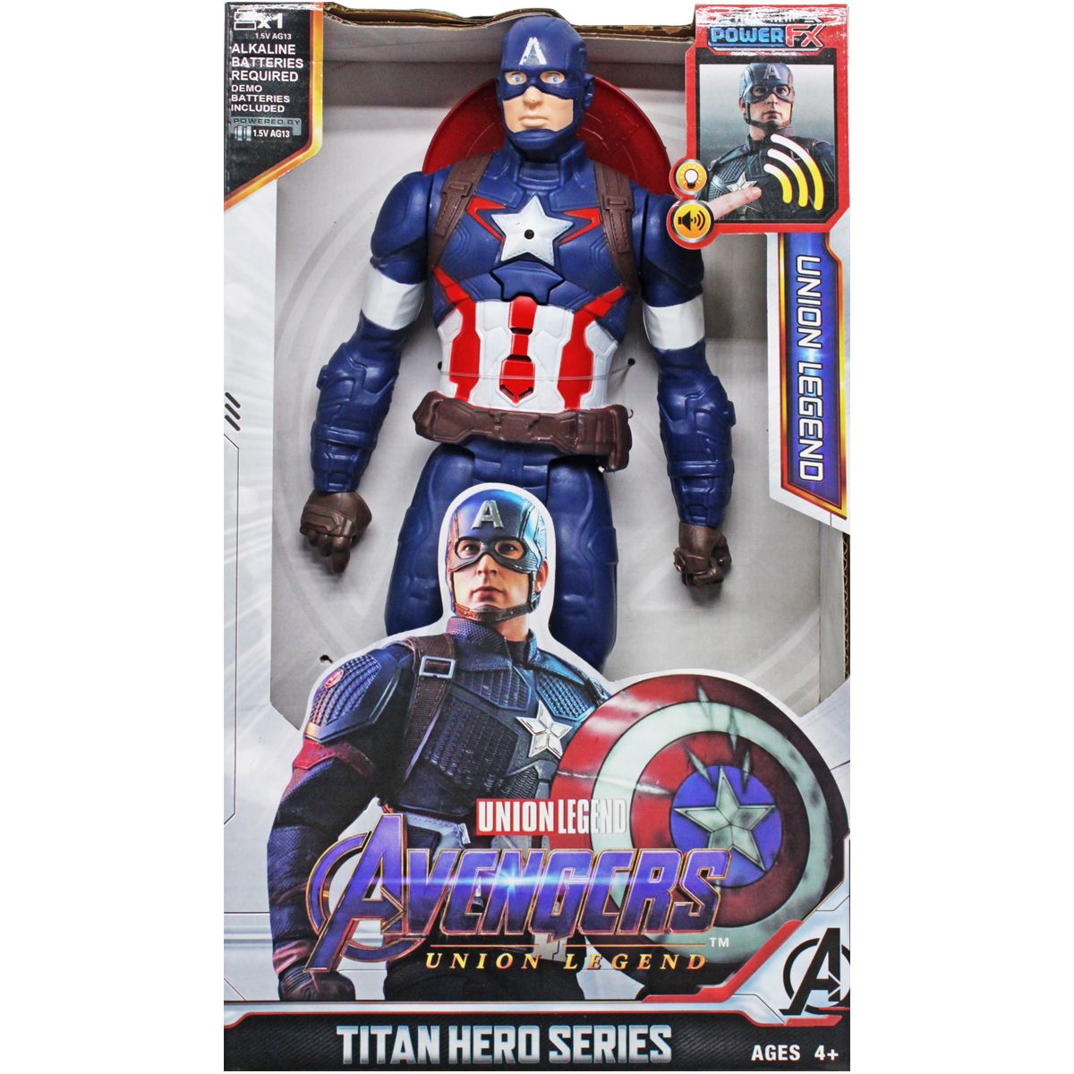 Фігурка зі звуком "Супергерої: Капітан Америка"