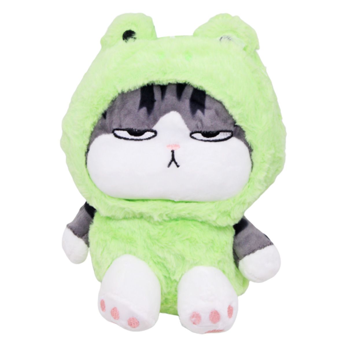 Мʼяка іграшка "Котик у костюмі" (зелений)