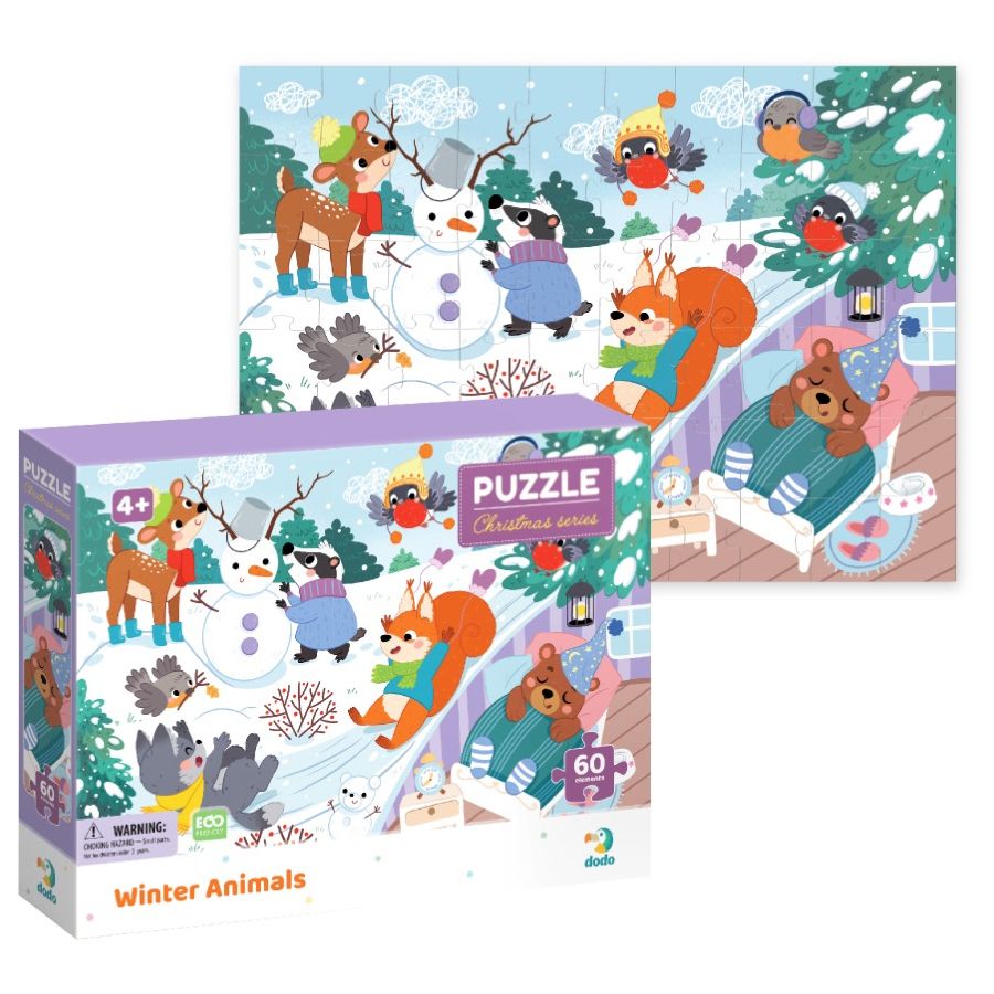 Пазл «Зимові тваринки»  фото 1