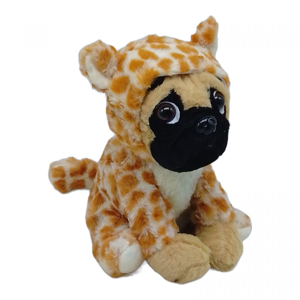Мягкая игрушка "Мопсик в костюме: Жираф"