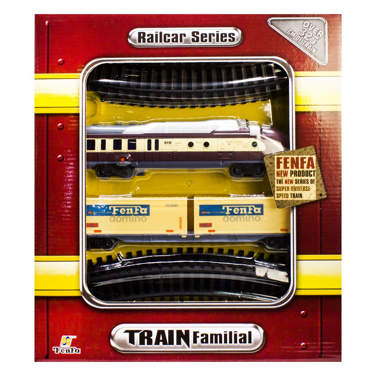 Уцінка. Залізниця "Train Familial", контейнер - пом*ятий один бік коробки Уцінка. Залізниця "Train Familial", контейнер - пом*ятий один бік коробки