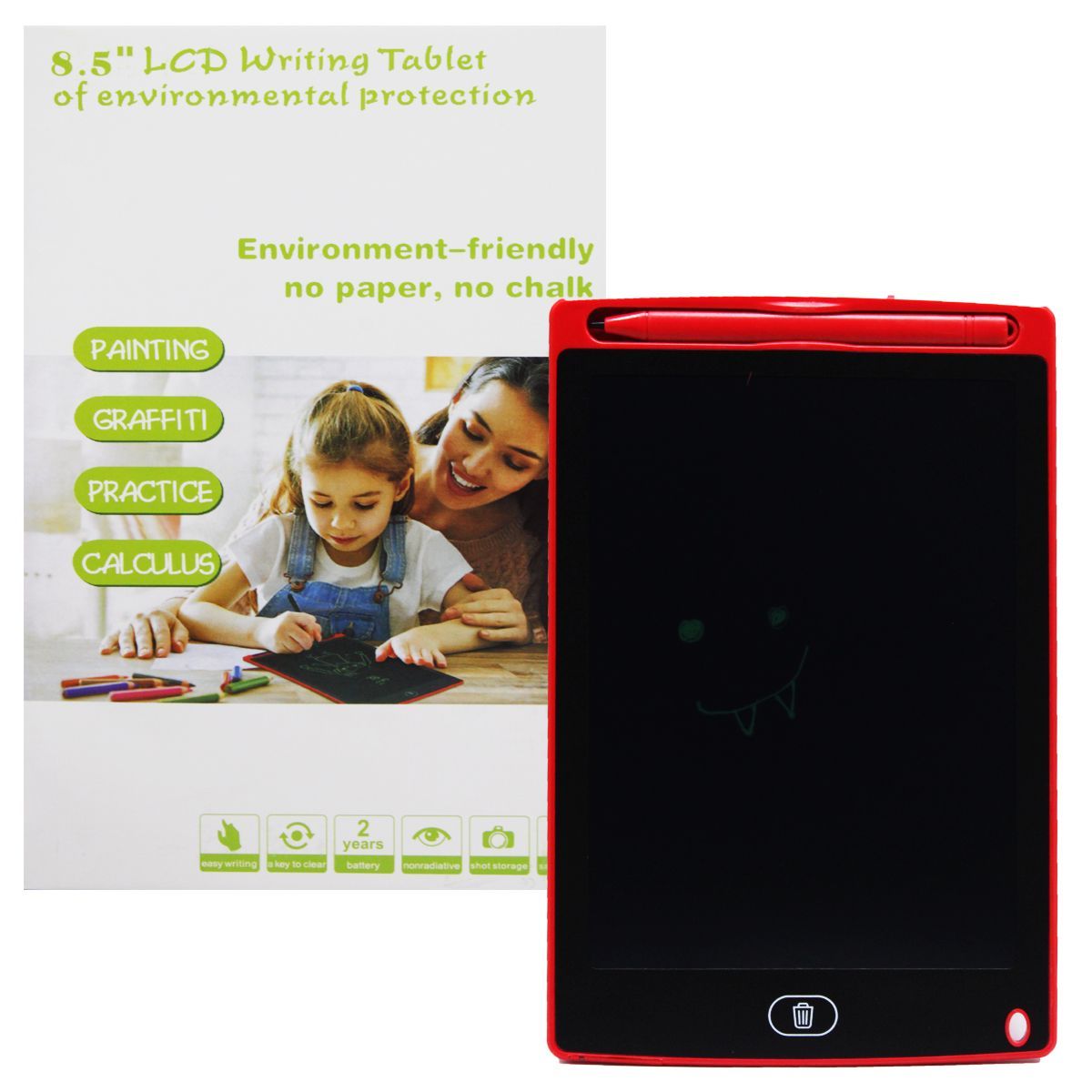 Планшет для малювання "LCD Writing Tablet", червоний