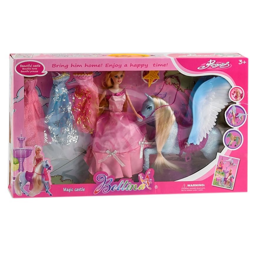 Кукольный набор "Принцесса с пегасом"