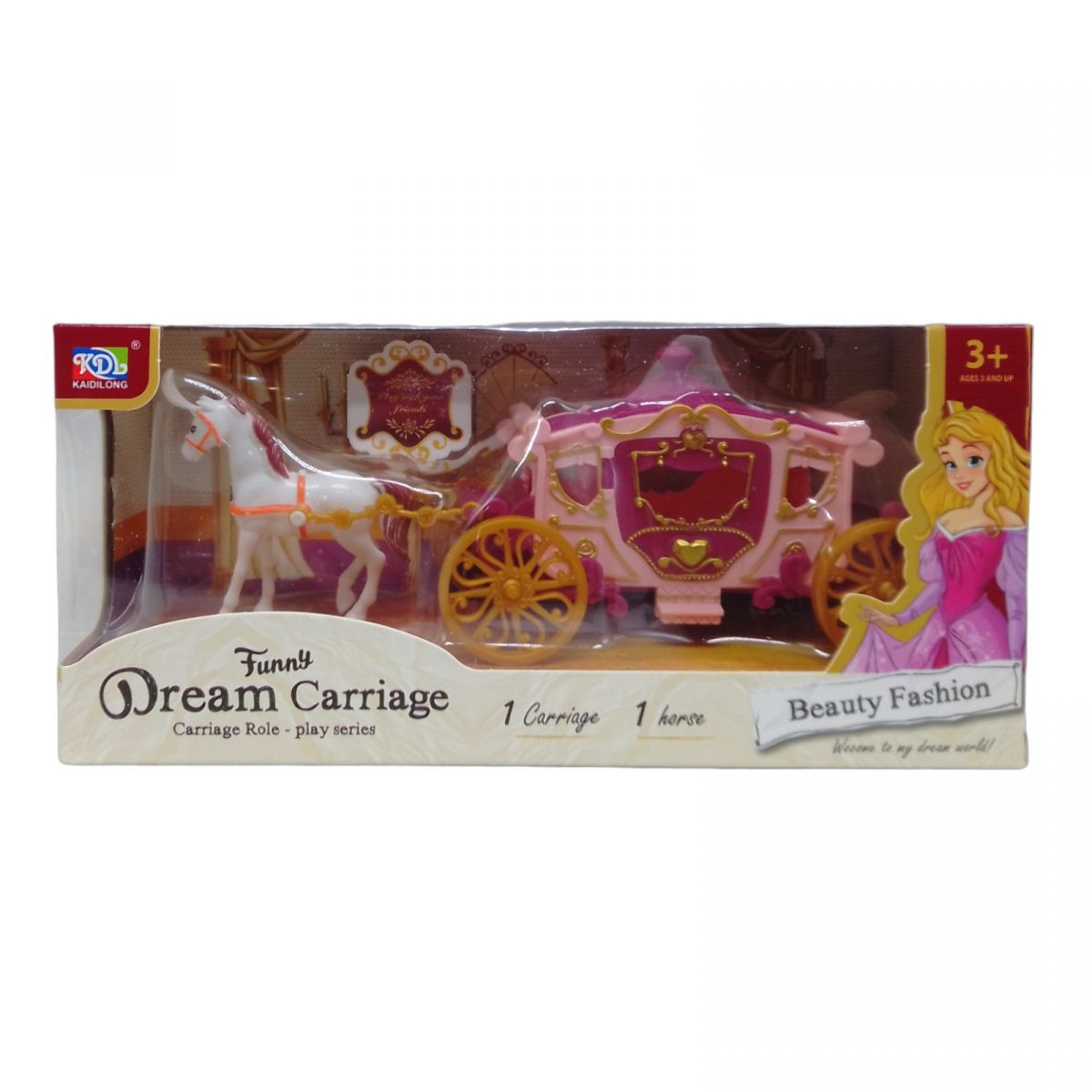 Игровой набор "Dream Carriage" (розовый)