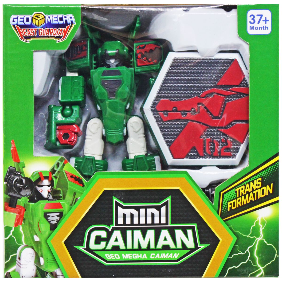 Трансформер пластиковый "Geo Mecha: Mini Caiman"