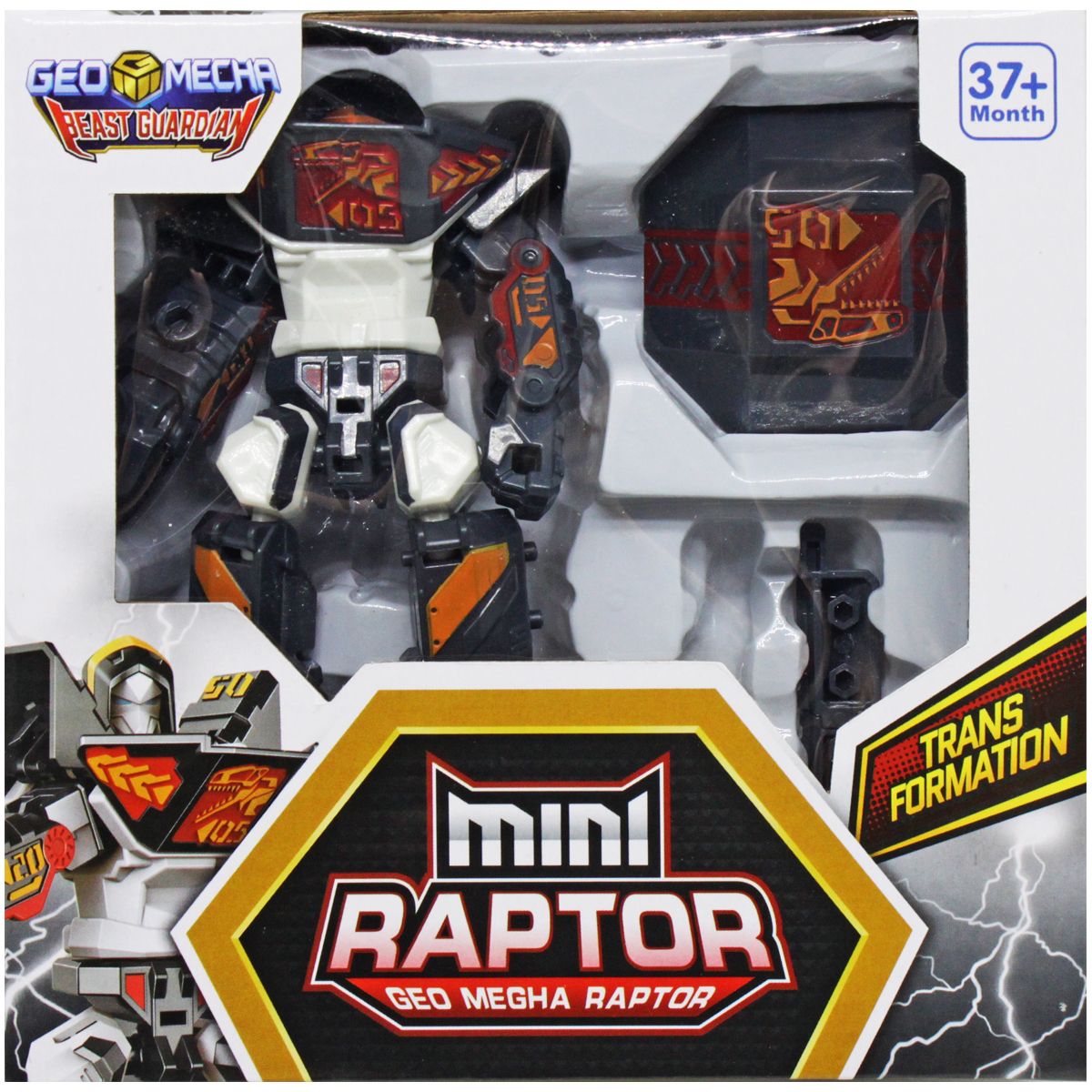 Трансформер пластиковий "Geo Mecha: Mini Raptor"