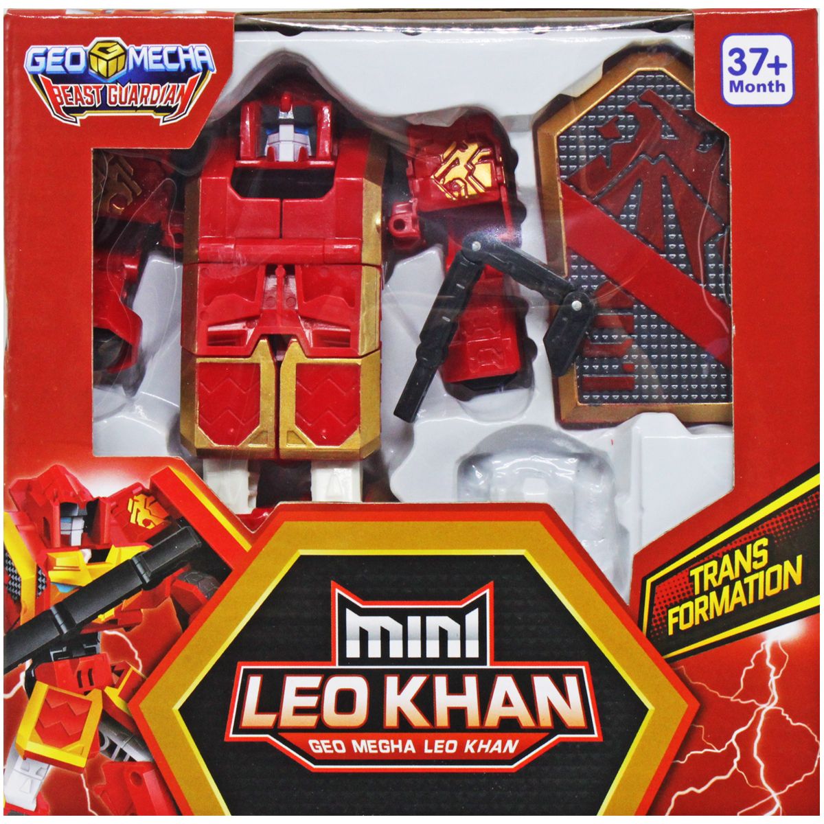 Трансформер пластиковий "Geo Mecha: Mini Leo Khan"