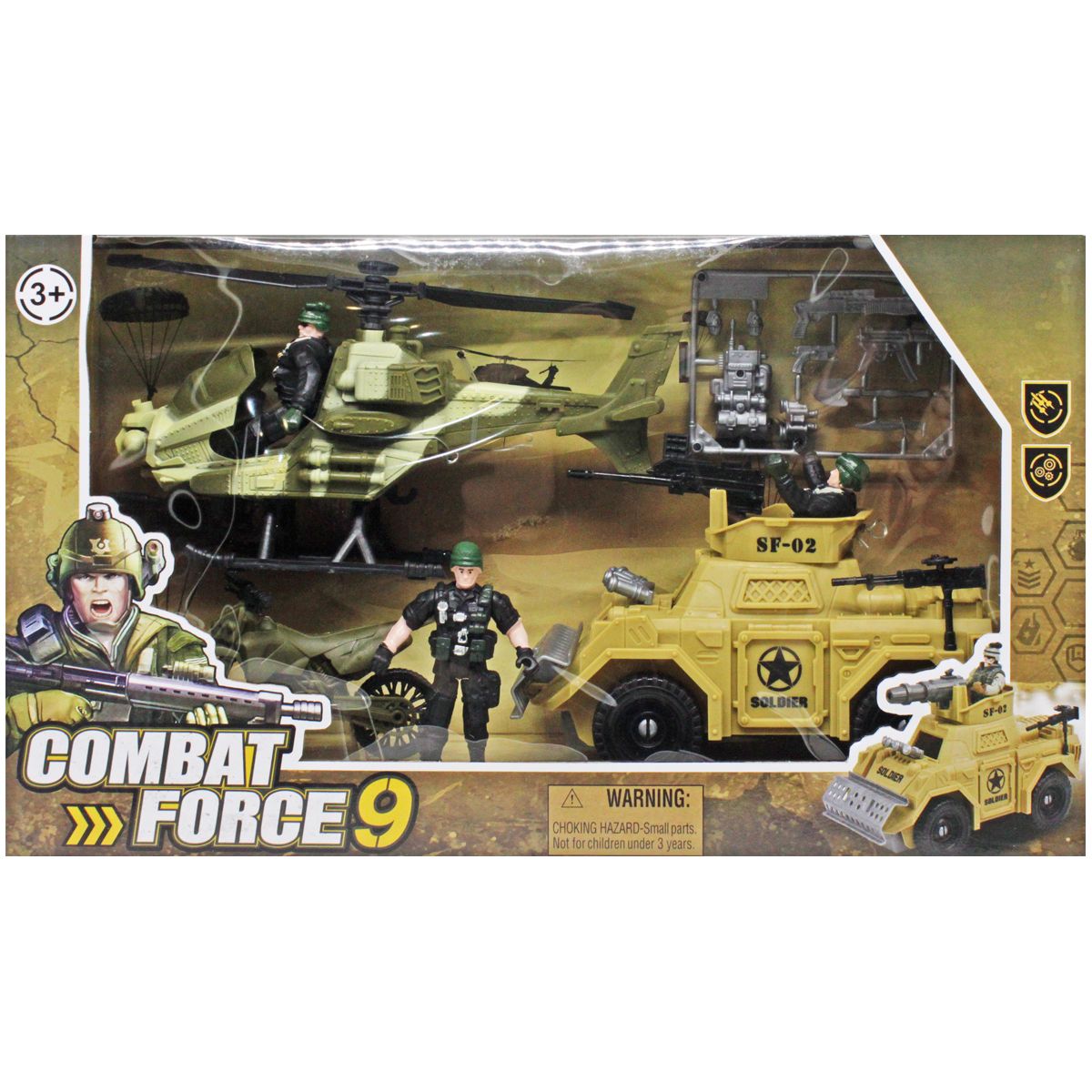 Набор с военным транспортом "Combat"