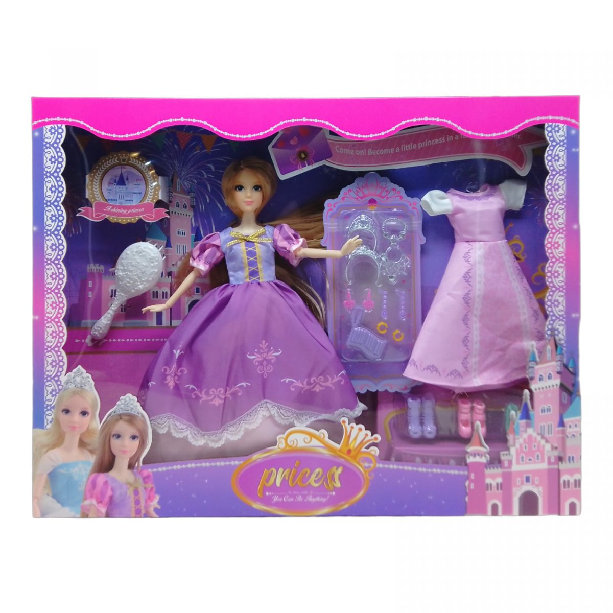 Кукольный набор с аксессуарами "Princess: Рапунцель"