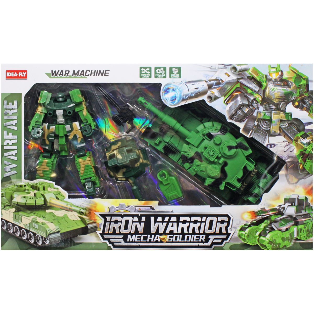 Военный набор 2 в 1 "Iron Warrior" (зеленый)