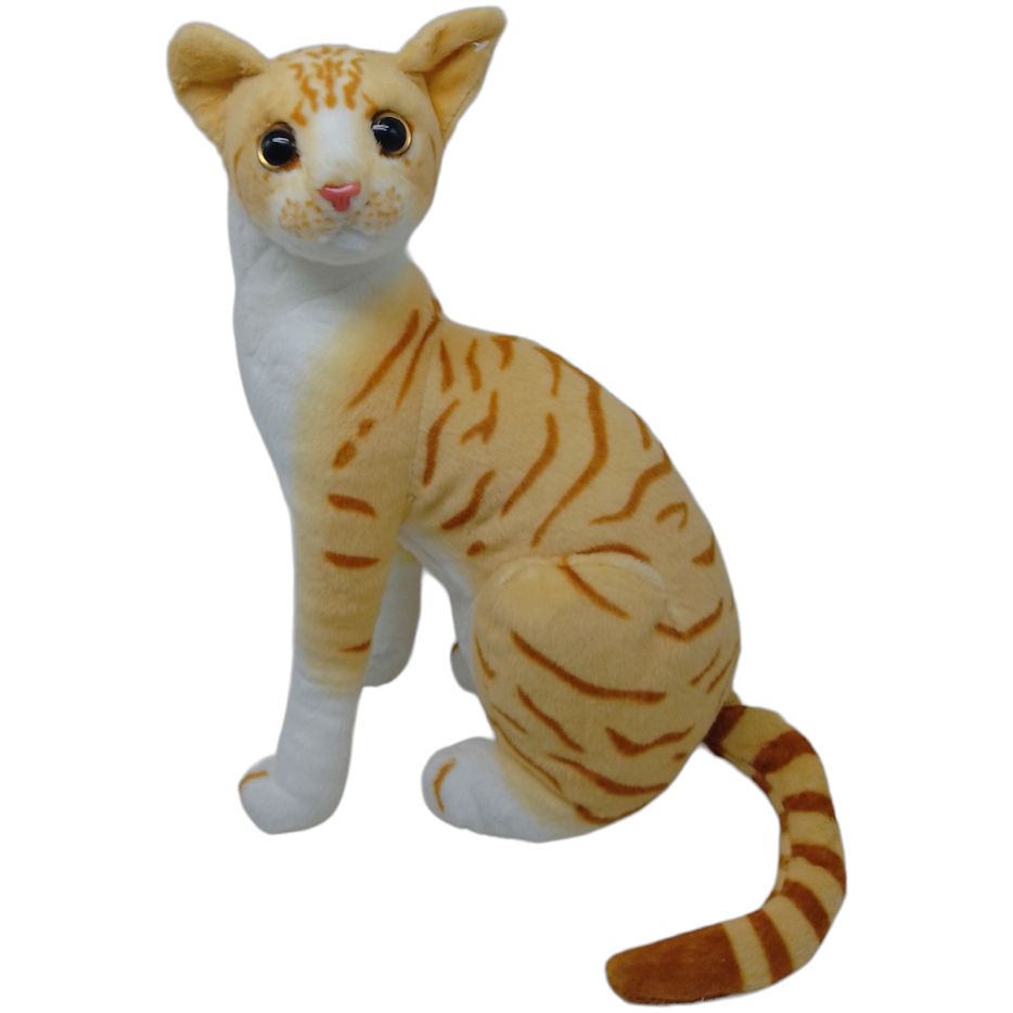 Мʼяка іграшка "Велика кішка", руда (40 см)