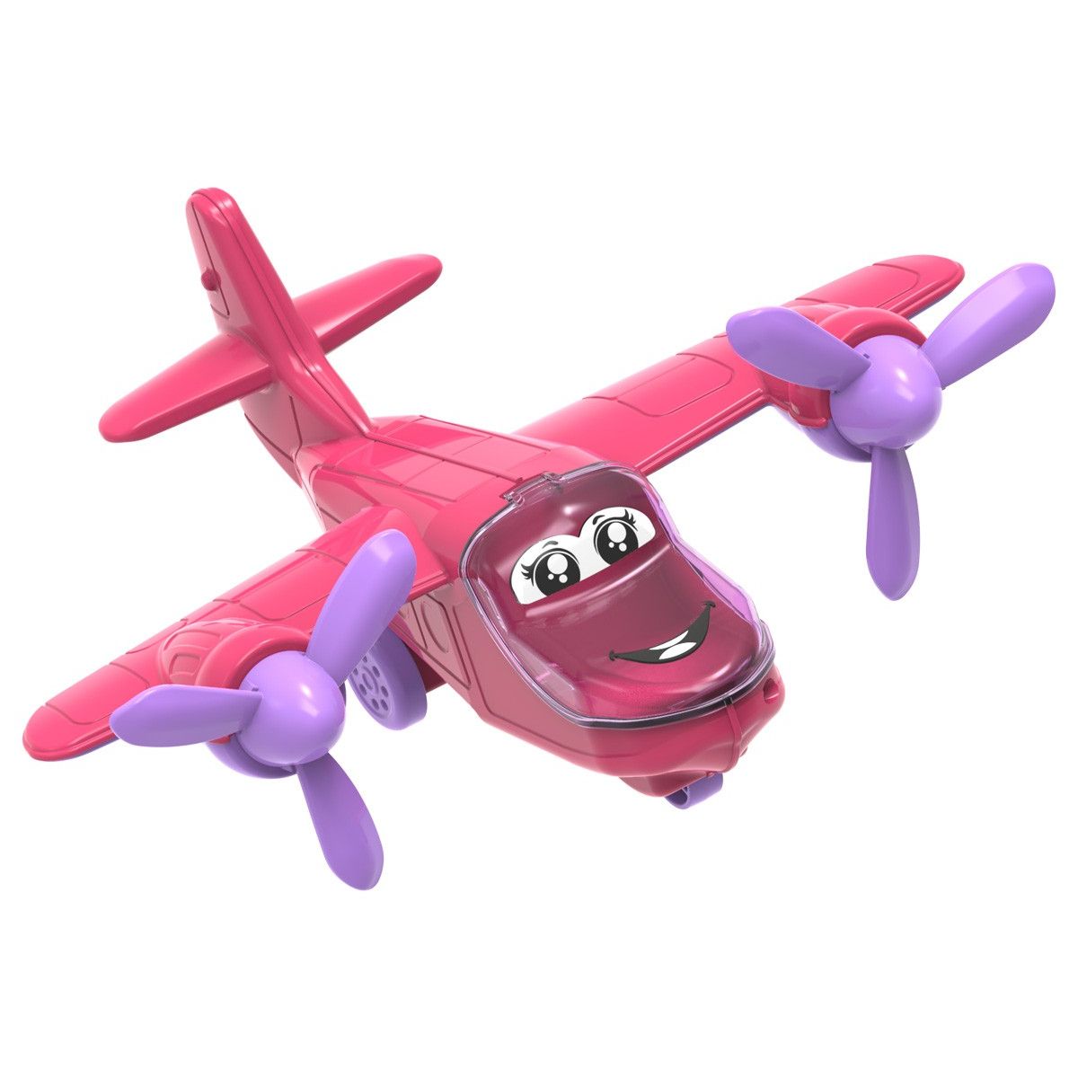 Пластиковая игрушка "Самолет" (розовый)