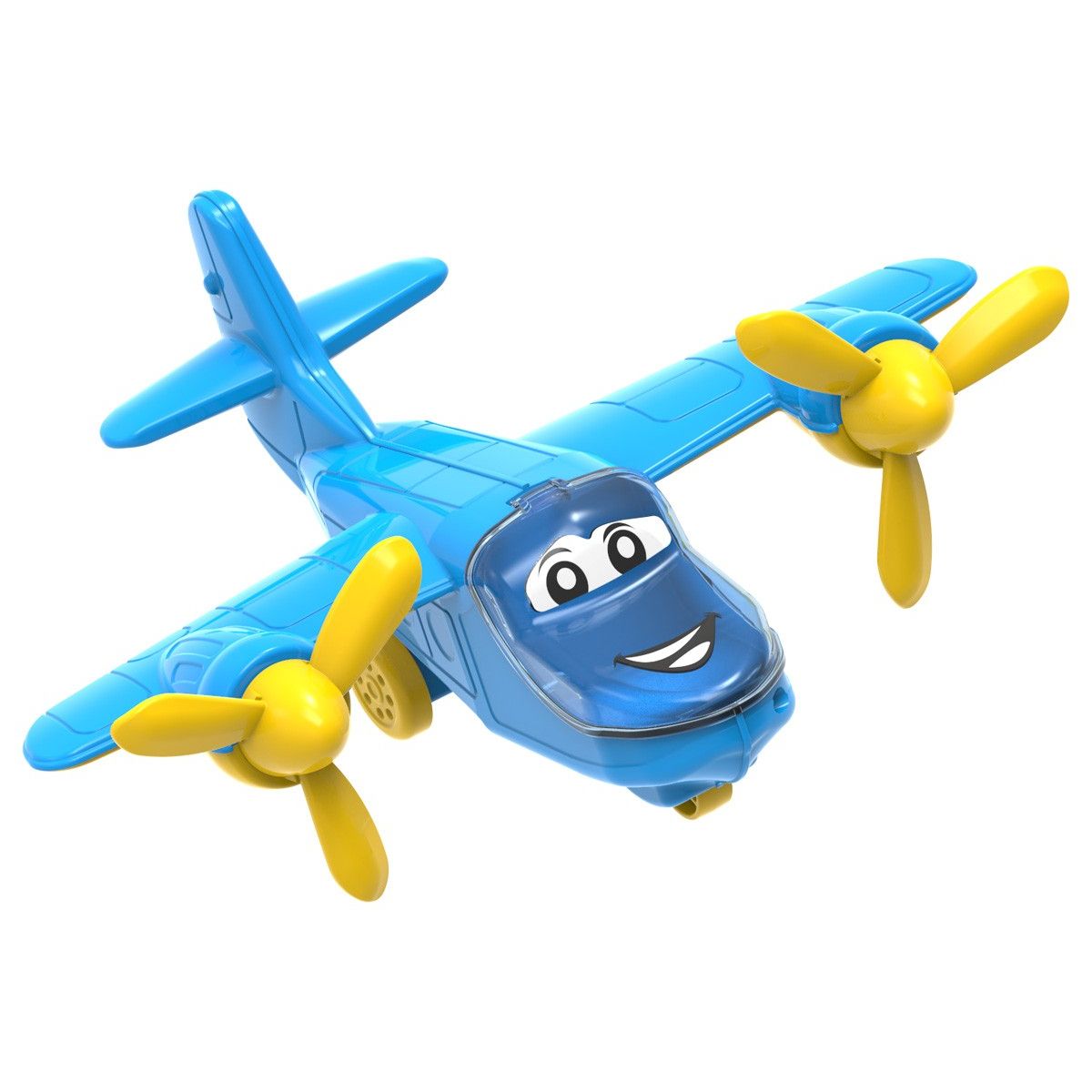 Пластиковая игрушка "Самолет" (голубой)