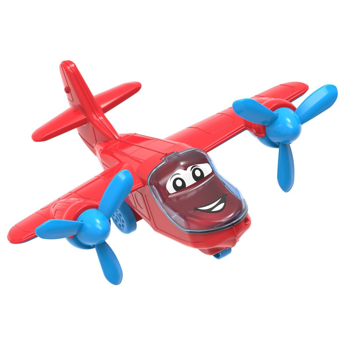 Пластиковая игрушка "Самолет" (красный)