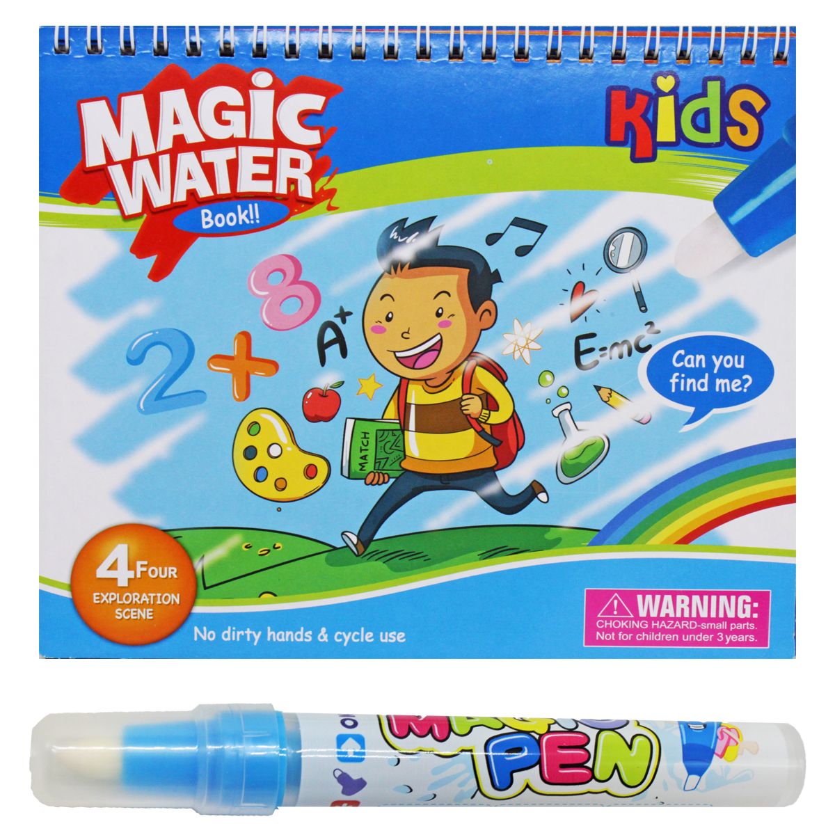 Раскраска с водным маркером "Magic water book: Школа"
