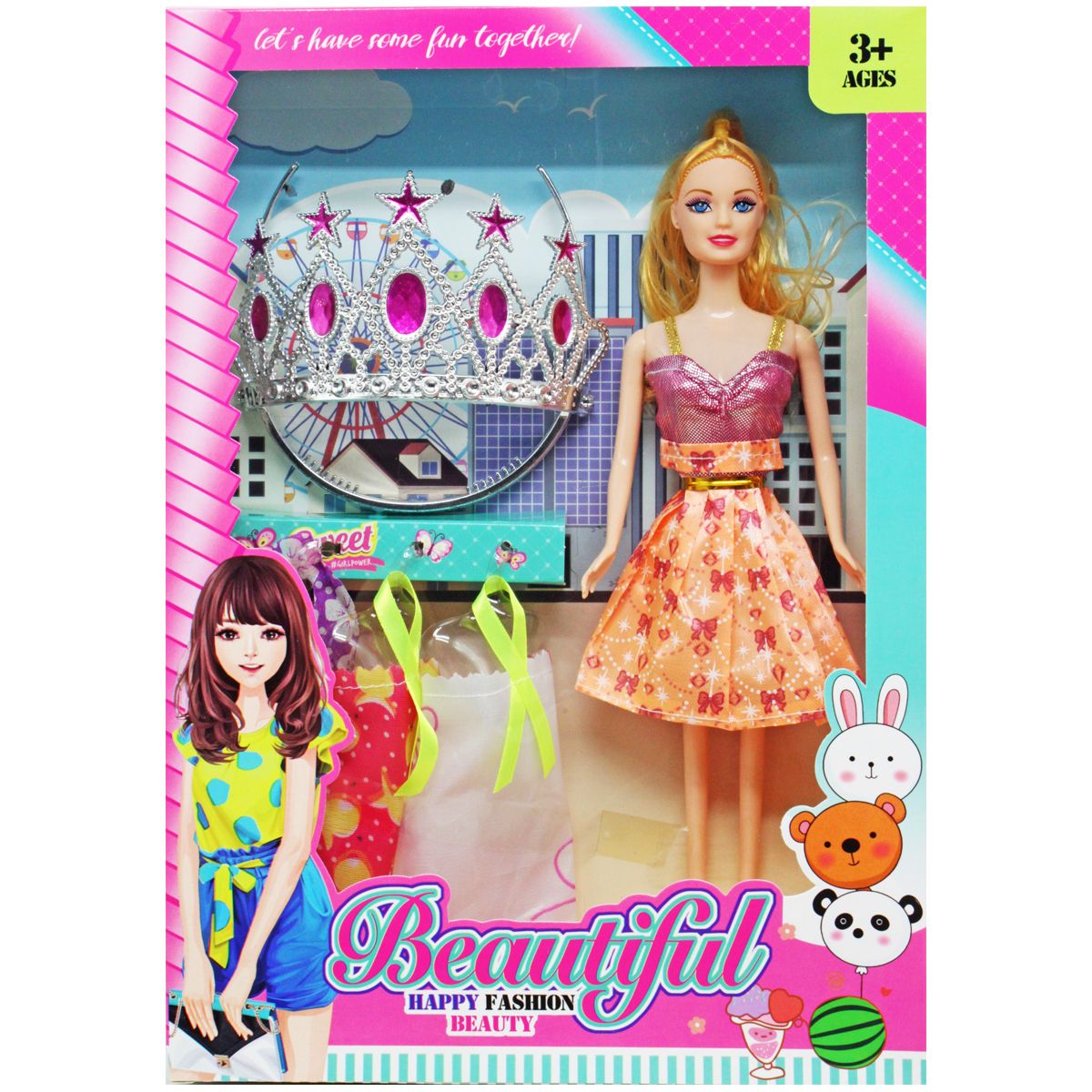 Игровой набор с куклой "Happy Fashion" (вид 3)