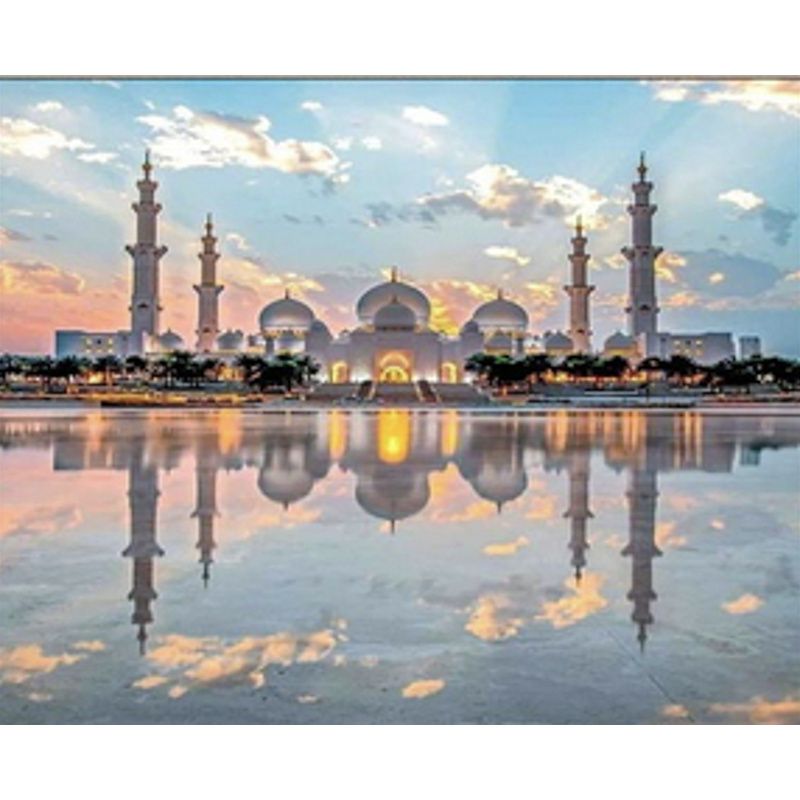Алмазна мозаїка "Мечеть шейха Зайда" 30х40 см
