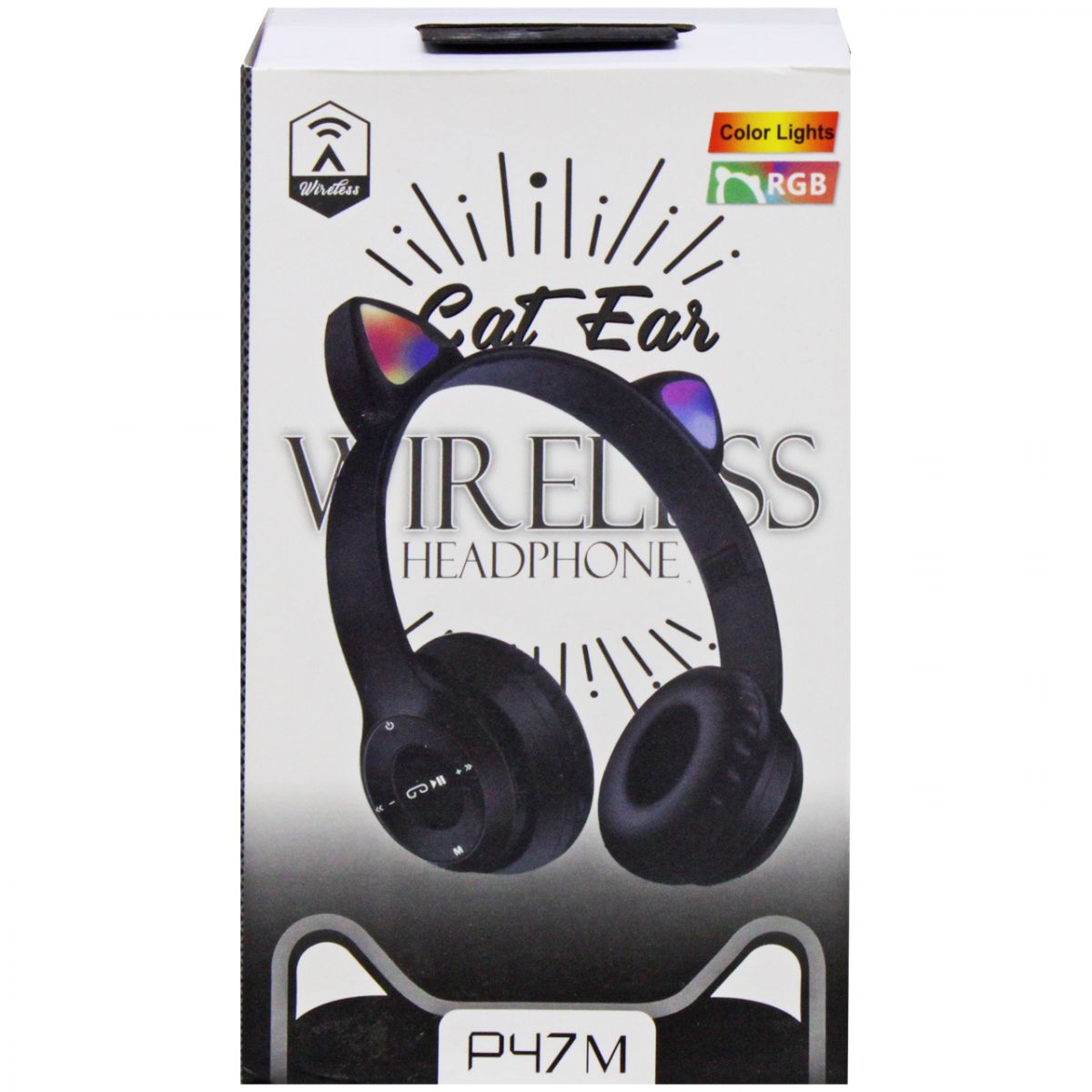 Беспроводные наушники "Cat Ears" (черные)