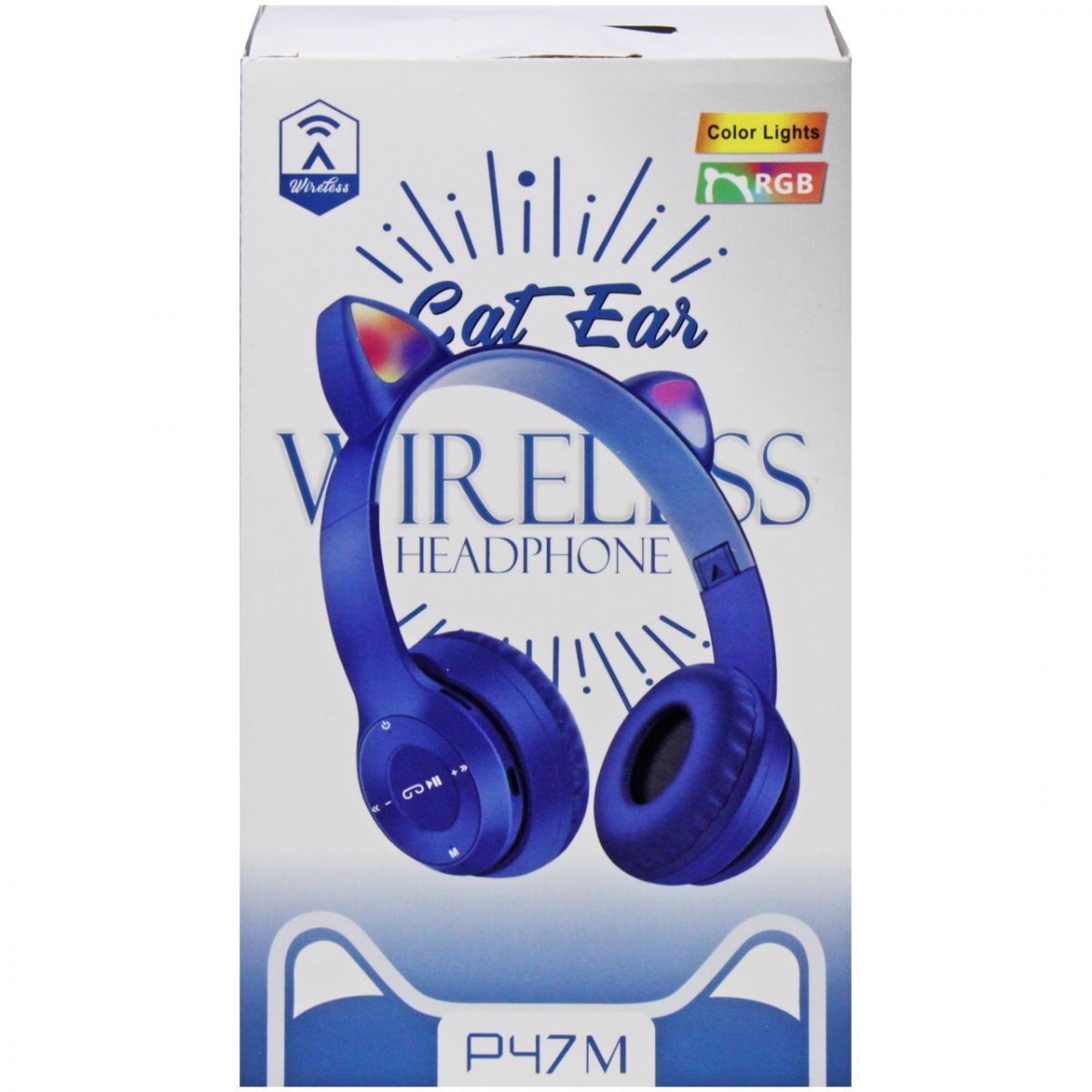 Бездротові навушники "Cat Ears" (сині)