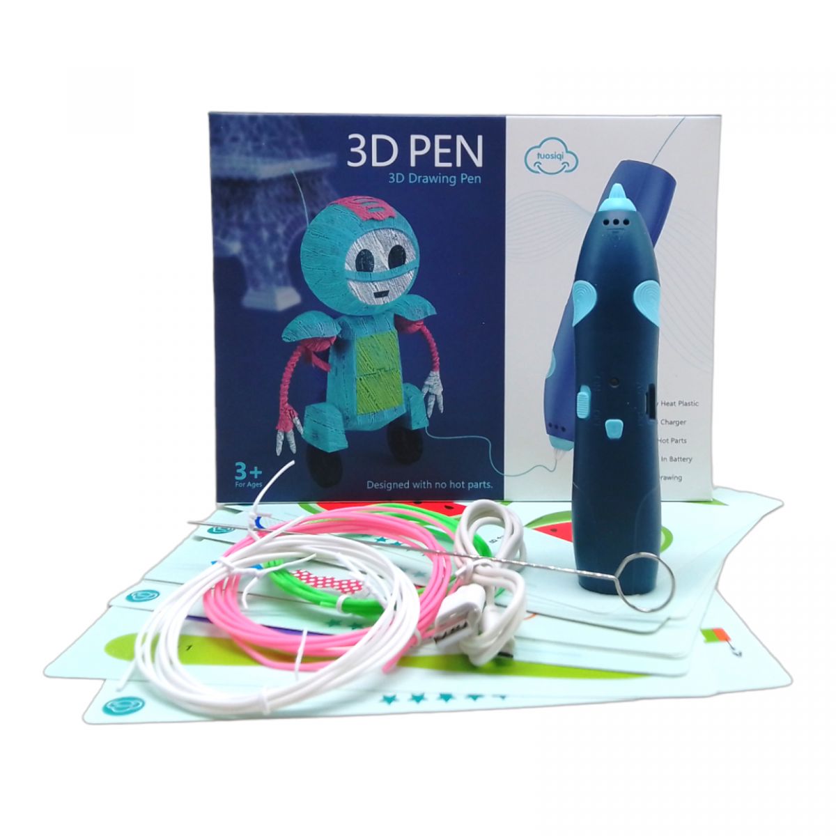 3D ручка "3D Drawing pen" (синя)